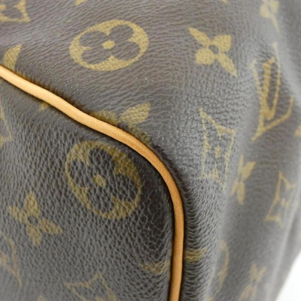 LOUIS VUITTON Brown Monogram Speedy 35 Boston Bag - Picture 2 of 8